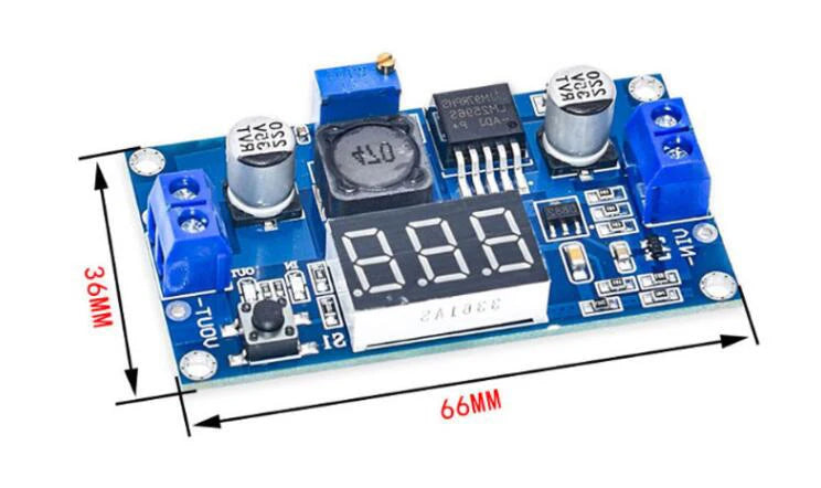 LM2596S DC-DC DC adjustable step-down power supply module regulator board 3A 12/24 to 12/5/3.3V