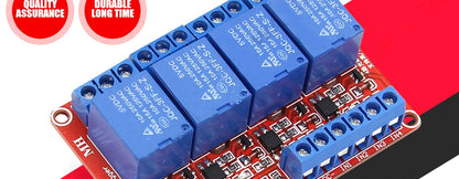 5V 12V 24V Multi-Channel Relay Module Board with Optocoupler for Arduino High/Low Level Trigger