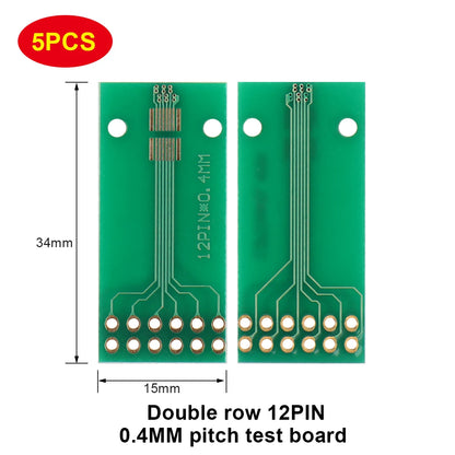 10P–30P Double-Row Test Adapter Board for LCM TFT LCD PCB 2.0mm/2.54mm Connector