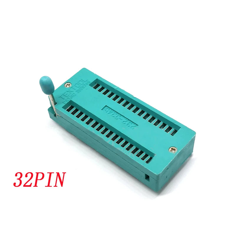 2.54mm DIP ZIF IC Socket Test Solder Type Universal IC Locking Socket