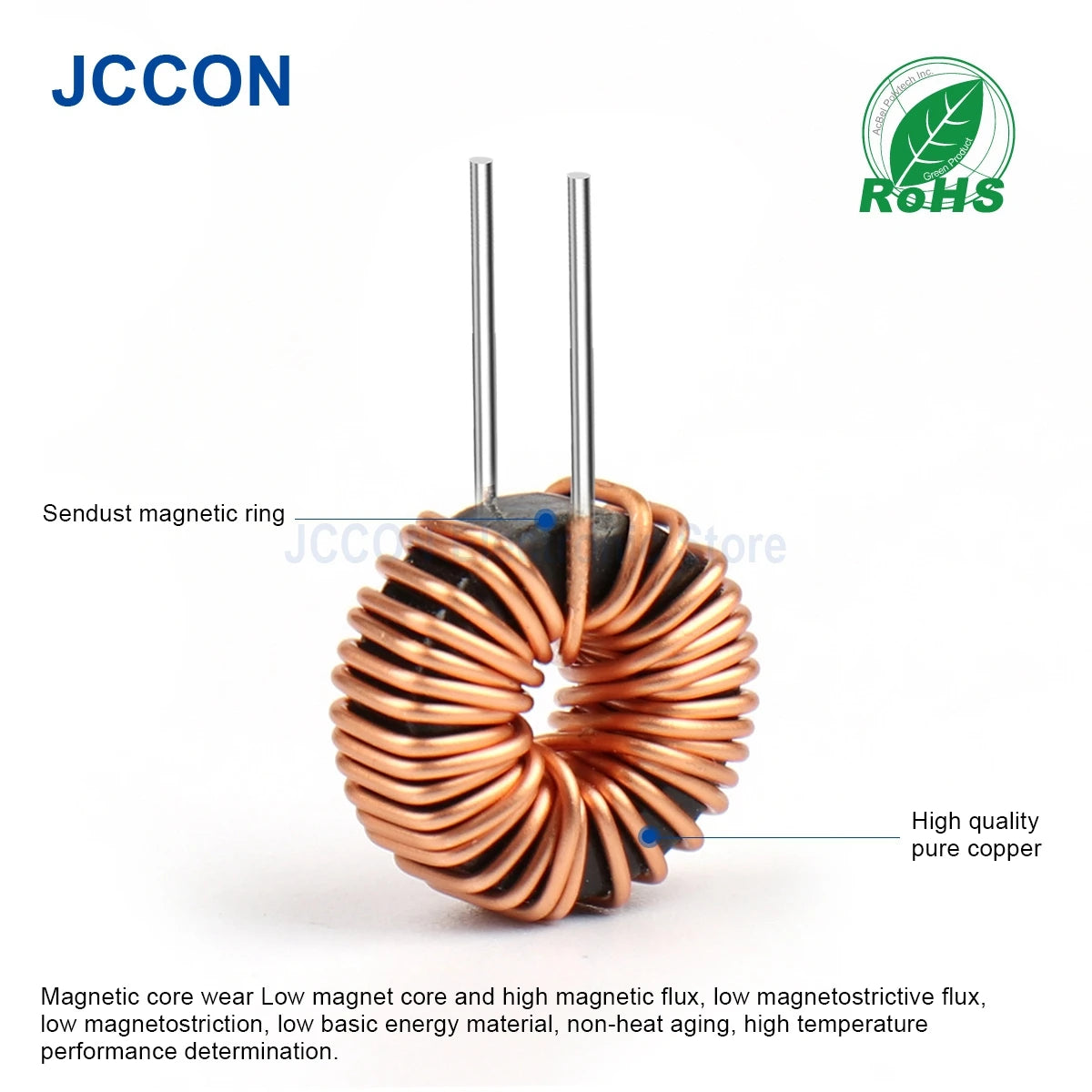 Toroid Core Inductors Winding Magnetic 2.5A–5A 22µH–470µH
