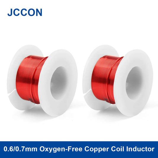 0.5/0.6mm Oxygen-Free Copper Coil Inductor Speaker Crossover Inductor Coil Frequency Divider Air-core Hollow Core For HIFI Audio