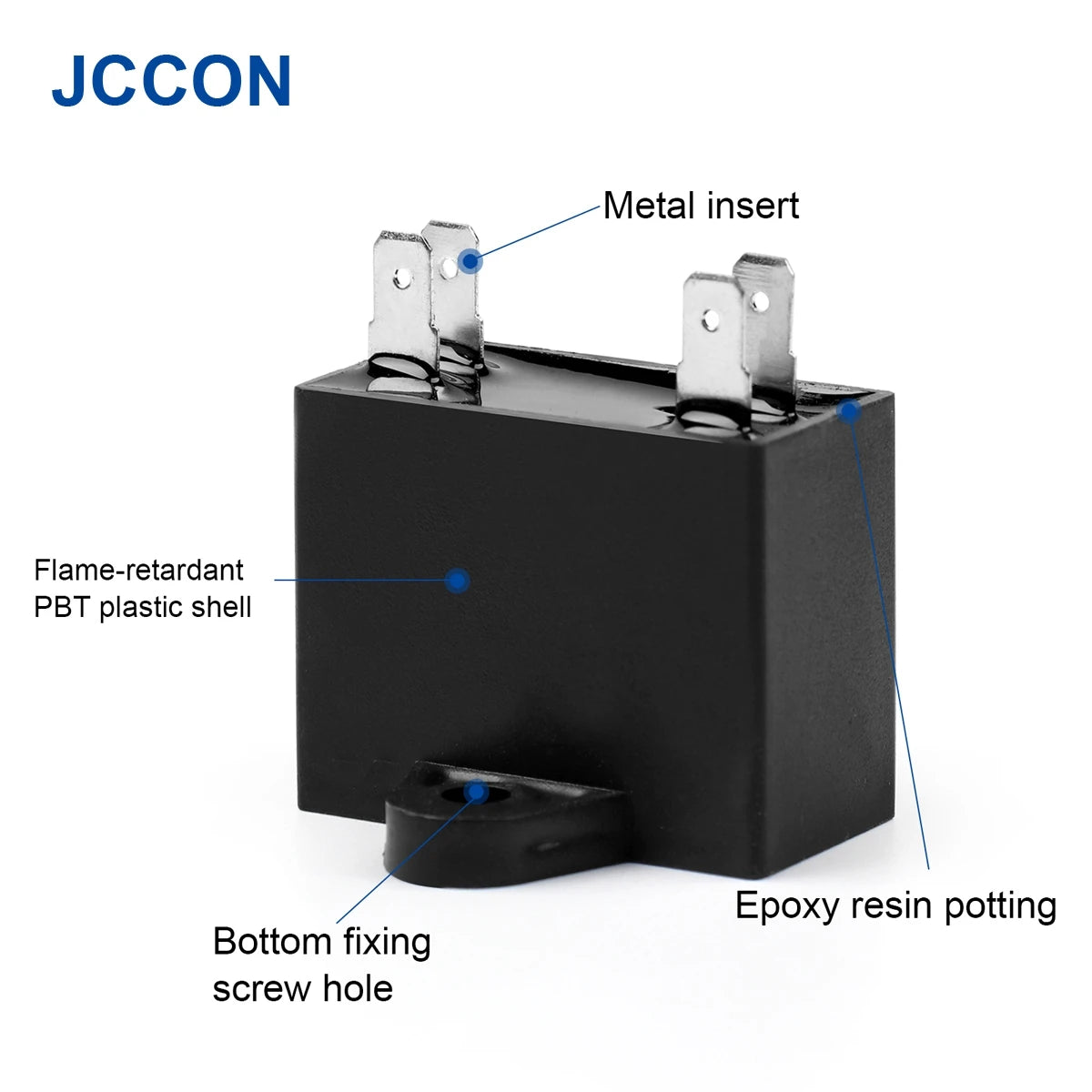 CBB61 Air Conditioner Fan Motor Run and Start Capacitor 450V 1µF–4.5µF
