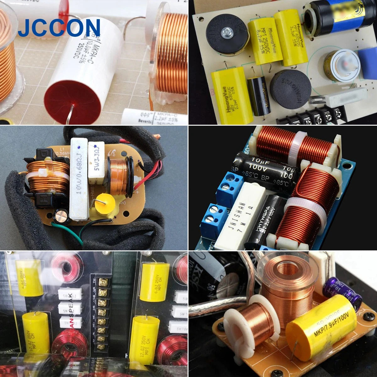 100V MKP Metallized Polypropylene Film Audio Capacitor 0.68µF-20µF for HiFi Frequency Divider