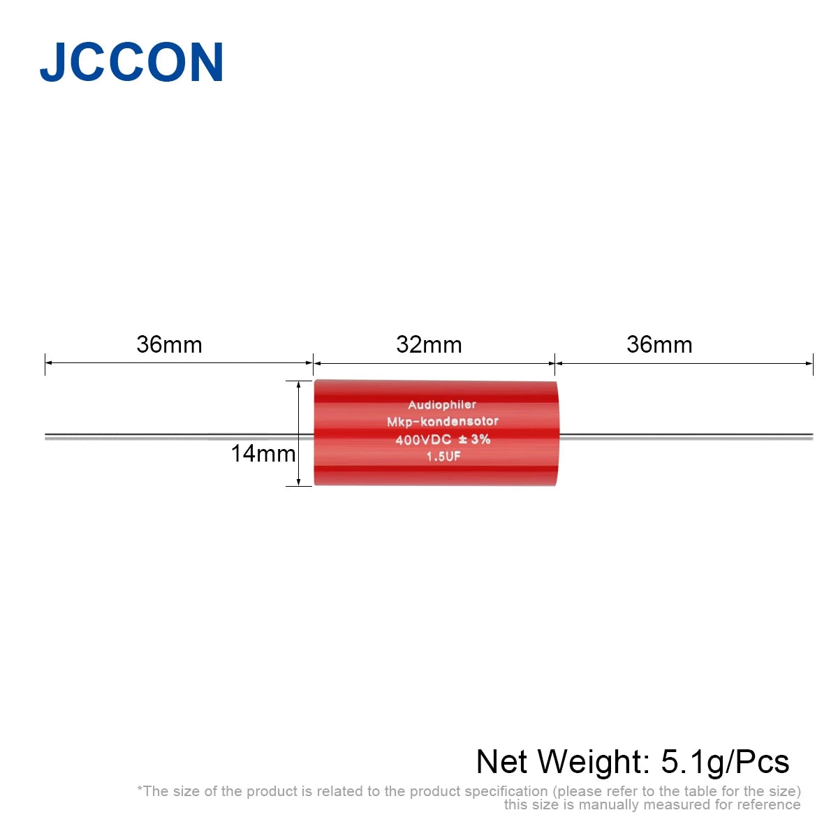 MKP Capacitor 400V 630V Audiophiler Kondensotor HIFI Fever Electrodeless Audio Metal Film 1.5UF 1.8UF 2.2UF 3.3UF 4.7UF