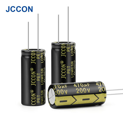 Aluminum Electrolytic Capacitor High Frequency Low ESR 25V–450V 68uF–10000uF