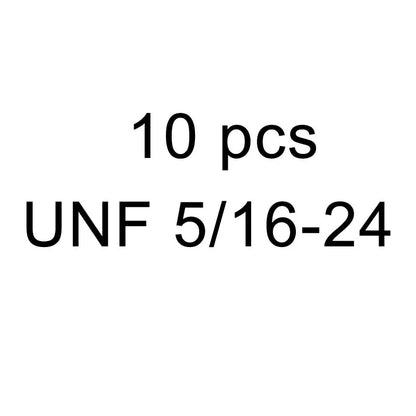 304 A2-70 Stainless Steel Hex Nylock Lock Nut UNF 10#–1/2 Fine Thread Self-Locking black Keszoox