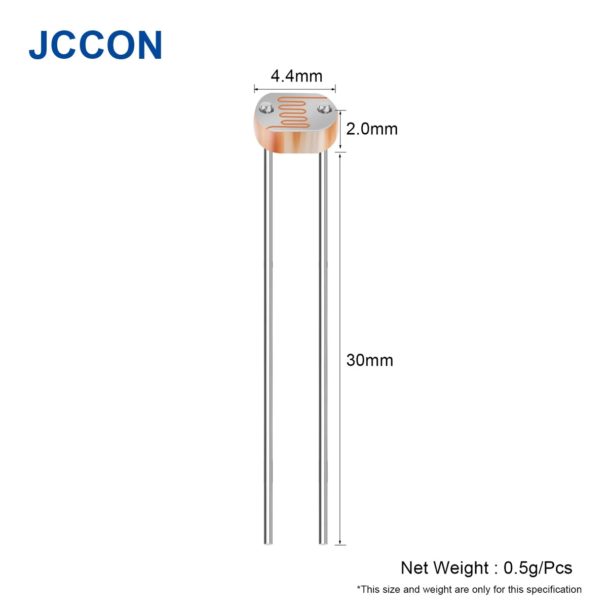Light Dependent Resistor LDR 5MM Photoresistor Photoconductive Resistance 5506–5539