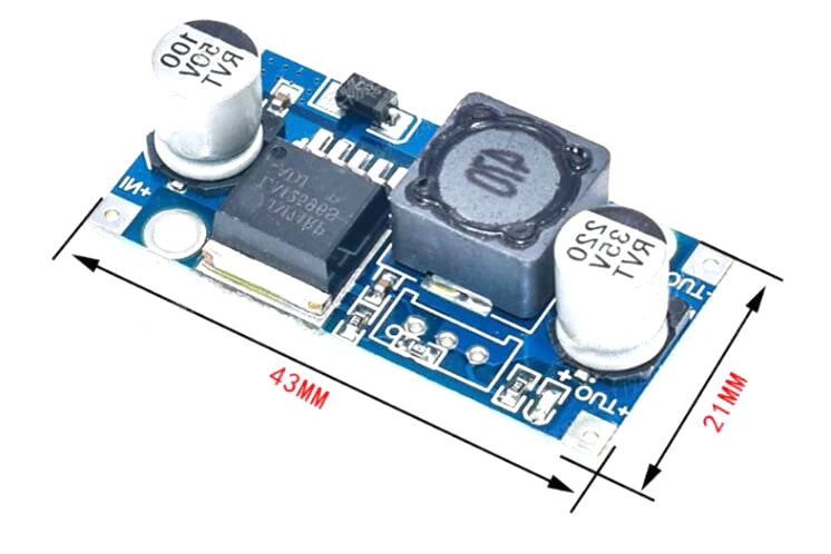 LM2596S DC-DC DC adjustable step-down power supply module regulator board 3A 12/24 to 12/5/3.3V