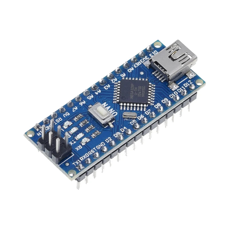 ATmega328P Nano V3.0 Development Board with CH340G USB 5V 16MHz Microcontroller for Arduino Projects