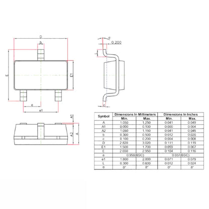 20PCS BAV99 A7 A7W SOT-23 0.2A 70V SMD Diode IC Chipset