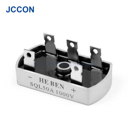 Three Phase PWM Rectifier SQL50A 1000V Bridge Diode 50A Aluminum Case for Industrial Power Supply