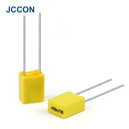 Polypropylene Film Capacitor 100V–630V 1nF–470nF Safety Correction Capacitor for Electronic Circuits