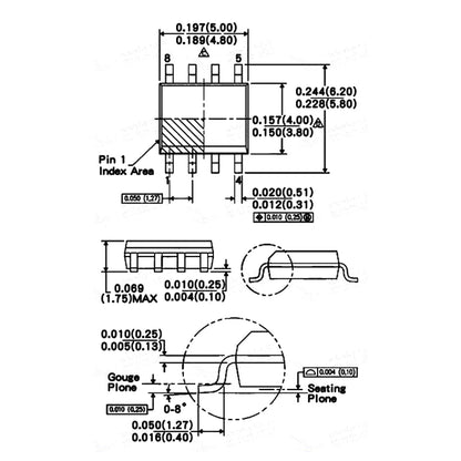 NE555D SOP8 Timer IC NE555 SMD SOP-8 High-Performance