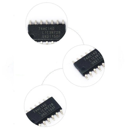 5PCS 74HC14D SOP-14 Hex Schmitt Trigger Inverter IC SN74HC14DR SMD