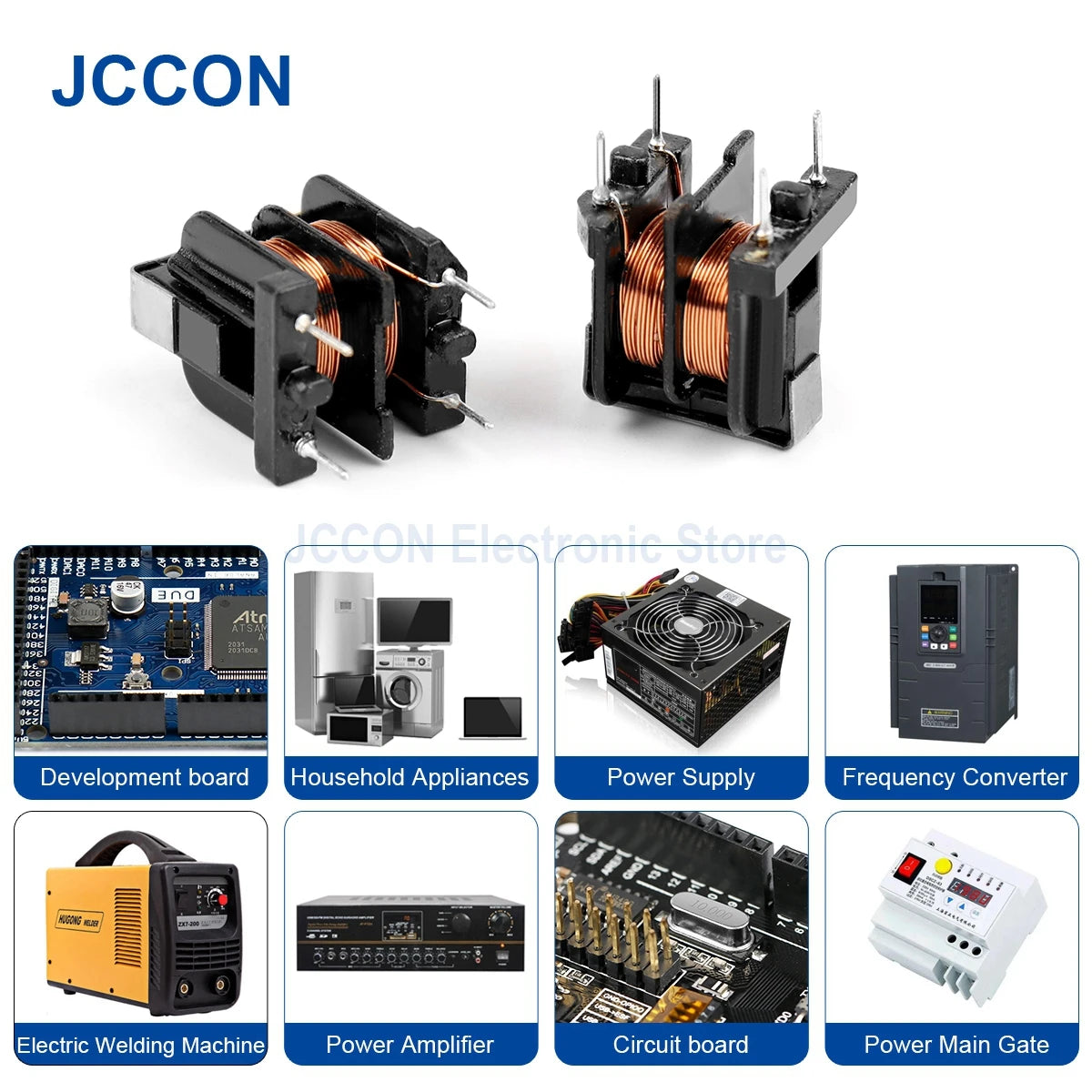 UU9.8 UU10.5 Common Mode Choke Inductor Filter 5mH–50mH Pitch 17x12mm 19x17mm