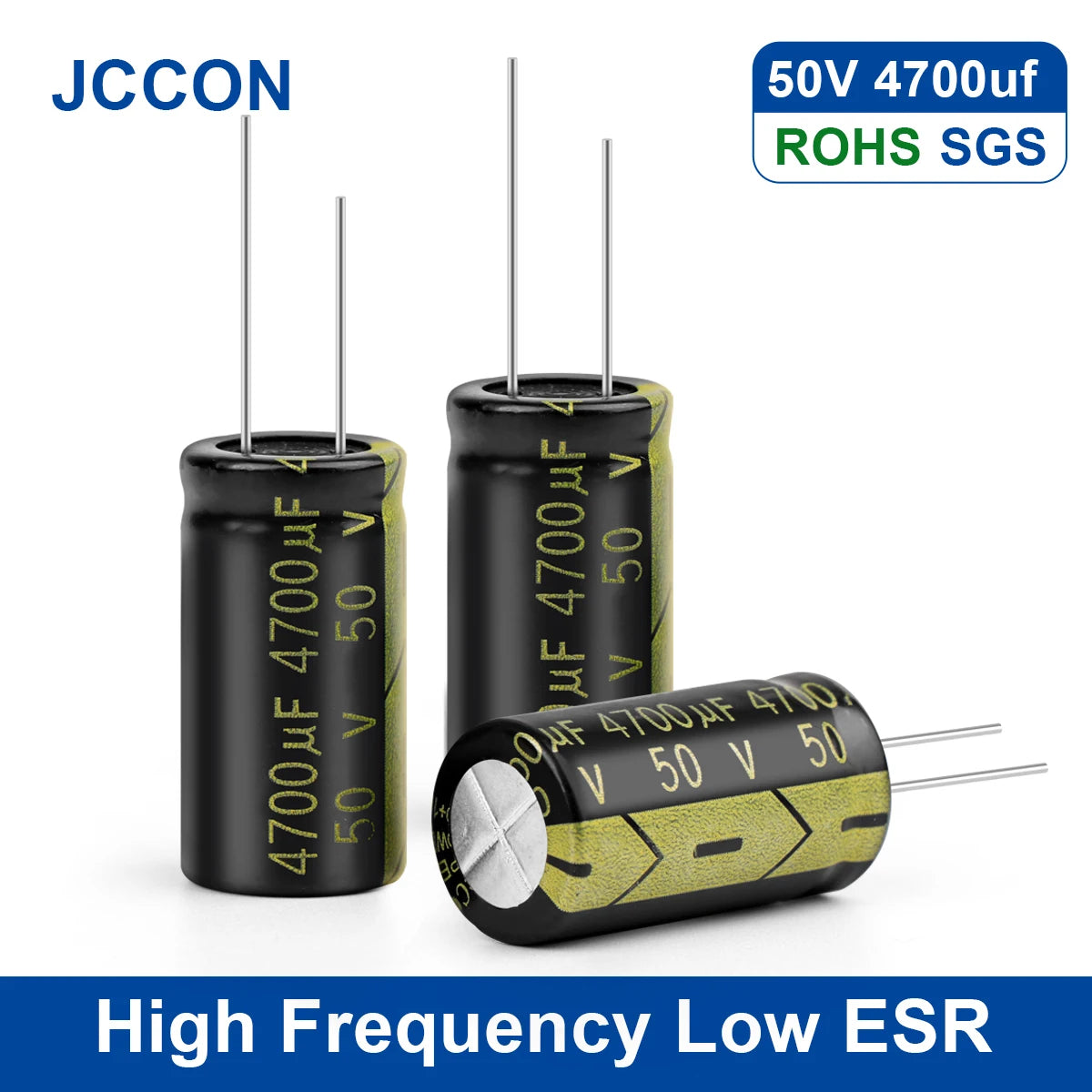Aluminum Electrolytic Capacitor 50V 4700uF High Frequency Low ESR Low Resistance