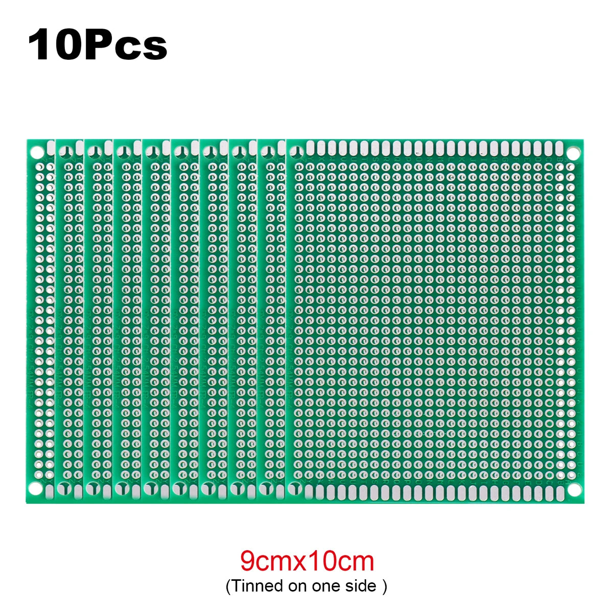 PCB Stripboard Prototype Board Single-Side Universal Prototyping 2x8, 3x7, 4x6, 5x7, 6x8, 7x9, 8x12, 9x10 Soldering
