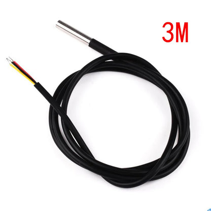 DS1820/DS18B20 Stainless Steel Waterproof Temperature Probe Sensor for Arduino