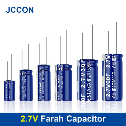 2.7V Supercapacitor 1F–60F for Vehicle Data Recorder and Reserve Power