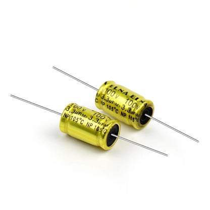 100V Non-Polar Polypropylene Audio Capacitor 1µF-6.8µF for Speaker Frequency Divider & Crossover