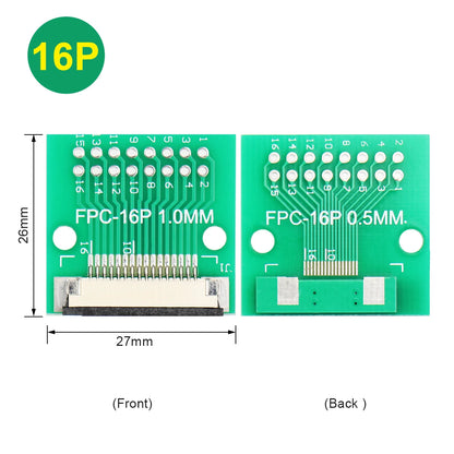 FPC Adapter Plate 6–40Pin to 2.54mm Straight Plug for 1.0mm Cable PCB
