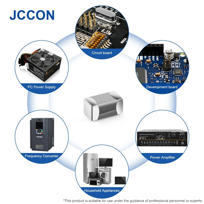 1206 SMD Thick Film Multilayer Ceramic Capacitors 0.5pF–100µF 50V