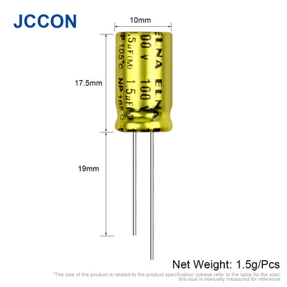 MKP Metal Film Audio Capacitor 100V 1.5µF 2.2µF 3.3µF High-Fidelity HIFI Coupling Frequency