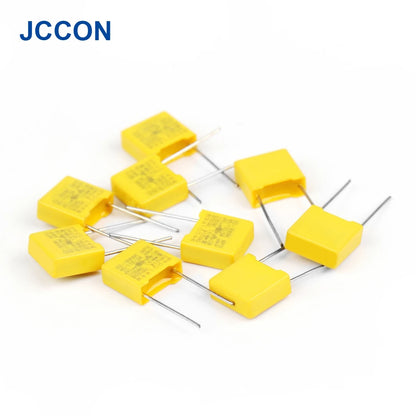 X2 Polypropylene Film Capacitors 275VAC 0.1µF–0.47µF