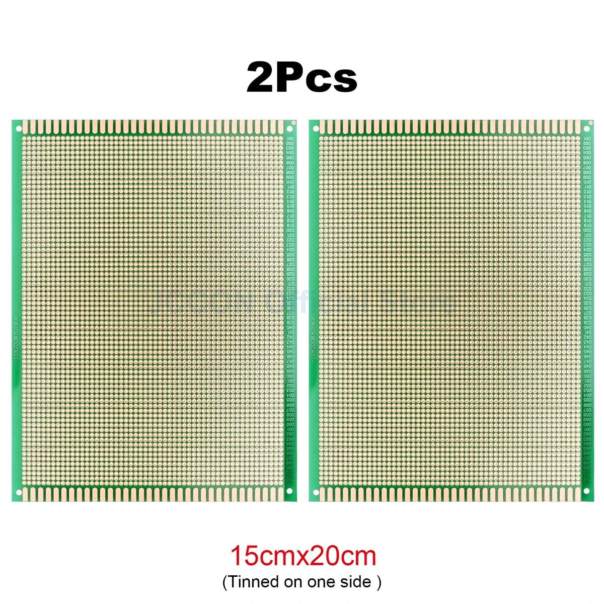 PCB Prototype Board Set 5x7, 6x8, 7x9, 9x15, 10x15, 10x22, 12x18cm Universal DIY Single-Hole Soldering Plates