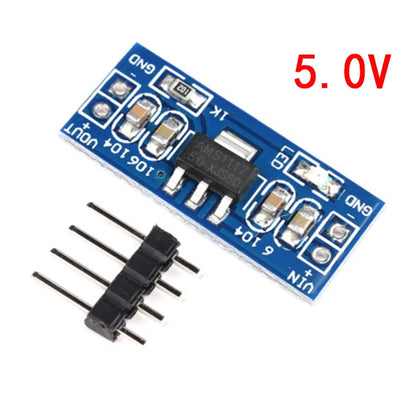 AMS1117 Voltage Regulator Power Supply Module — 1.2V/1.5V/1.8V/2.5V/3.3V/5V (2pcs)