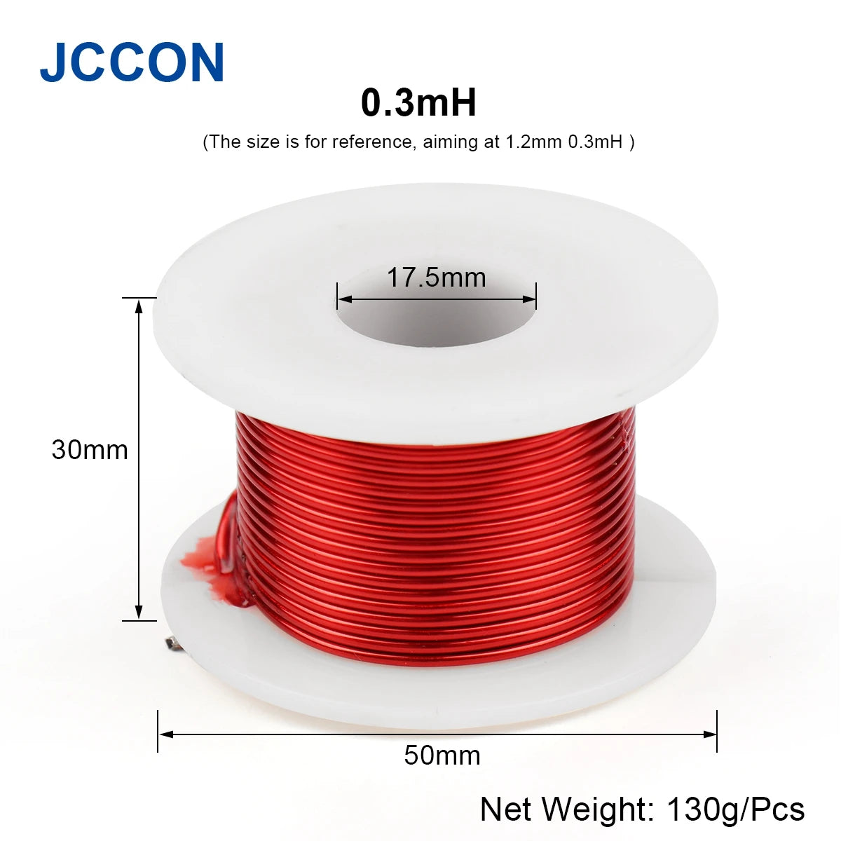 Air Core Oxygen-Free Copper Inductor Coil for Speaker Crossover Frequency Divider 1.2mm 0.3mH