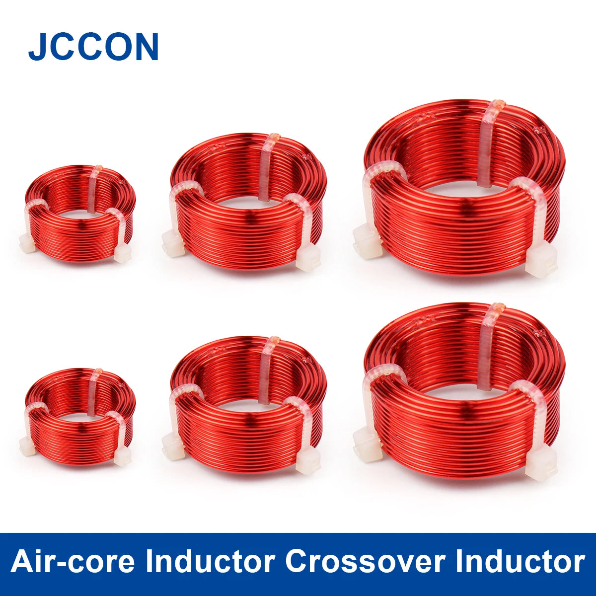 0.8mm Oxygen-Free Copper Air Core Inductor Coil for Speaker Crossover HiFi Audio Frequency Divider