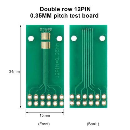 10P–30P Double-Row Test Adapter Board for LCM TFT LCD PCB 2.0mm/2.54mm Connector