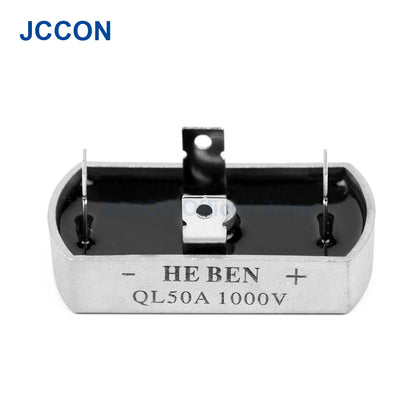 Three Phase PWM Rectifier QL50A Bridge Diode 50A Aluminum Case for Industrial Power Supply