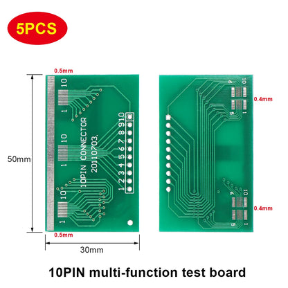 10P–30P Double-Row Test Adapter Board for LCM TFT LCD PCB 2.0mm/2.54mm Connector