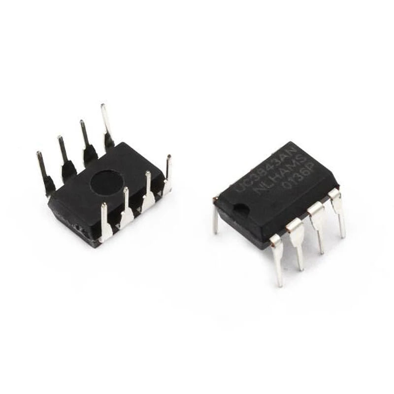 5PCS UC3843 DIP-8 PWM Controller IC Chipset for Switch Mode Power Supply and DC-DC Converters