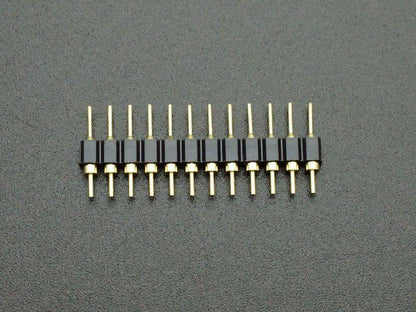 Header Machined Round Pin Male 1×12 Break-away Gold (50-Pack)