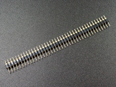 Header Machined Round Pin Male 1×40 Break-away Gold