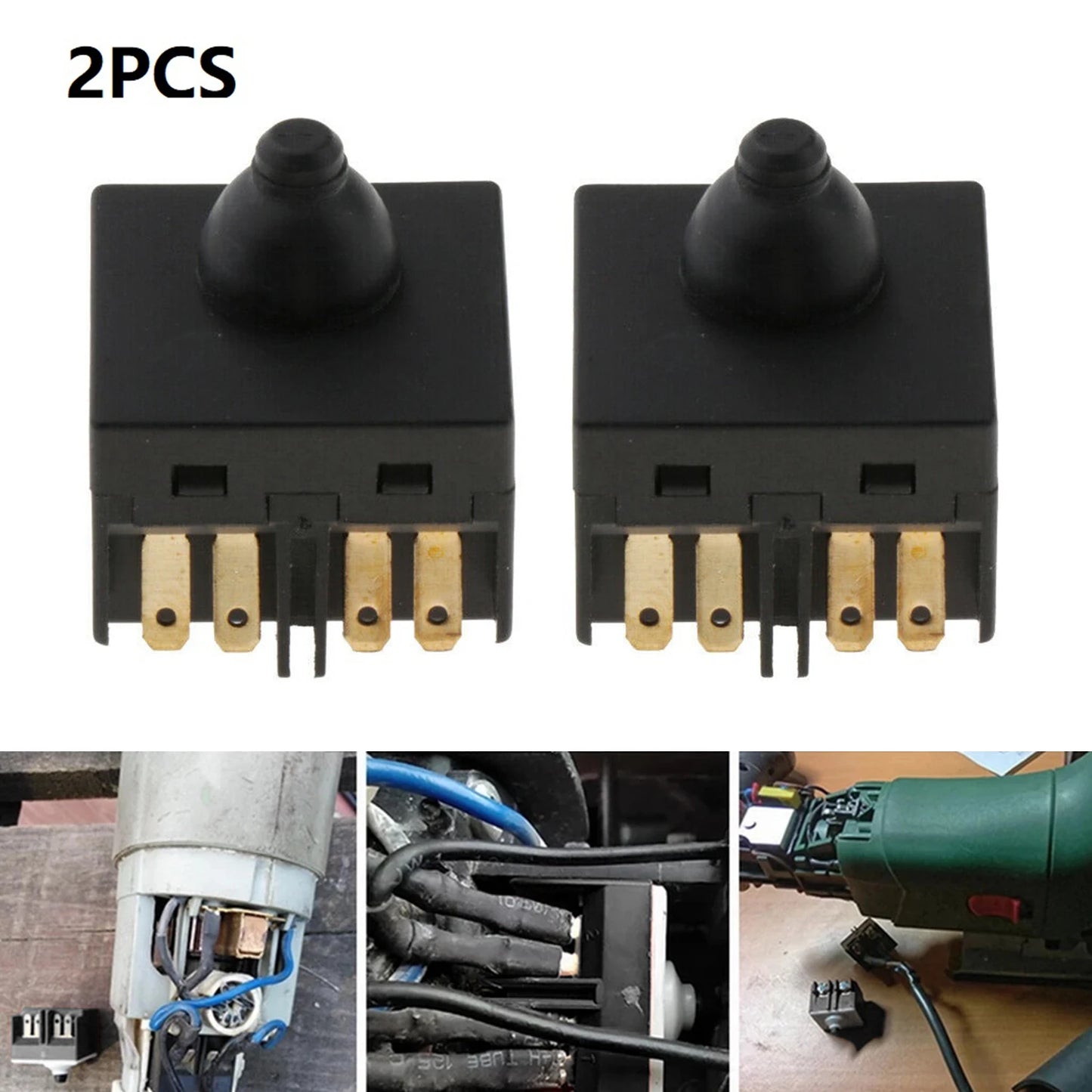 Angle Grinder Push Button Switch Replacement 0.98inch for 100mm 4-inch Polisher Power Tool Accessories