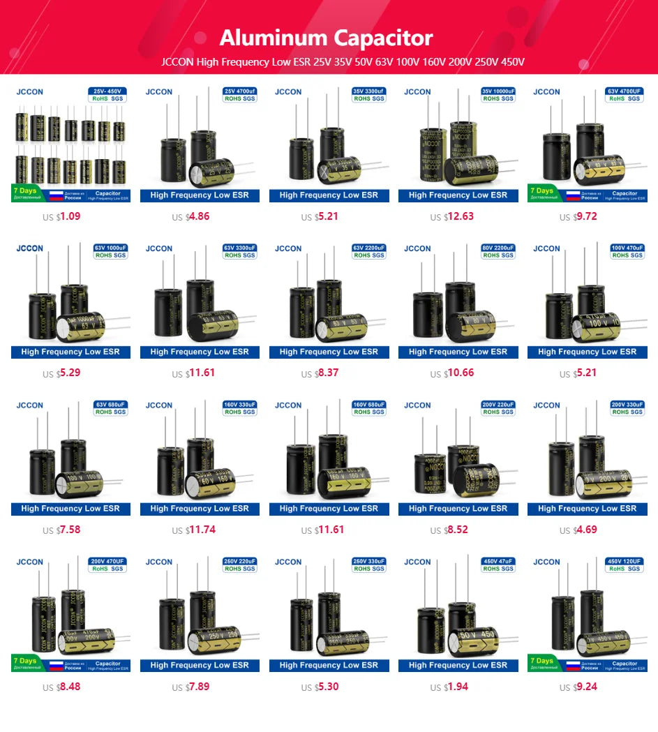 Aluminum Electrolytic Capacitor 160V 330uF High Frequency Low ESR Low Resistance
