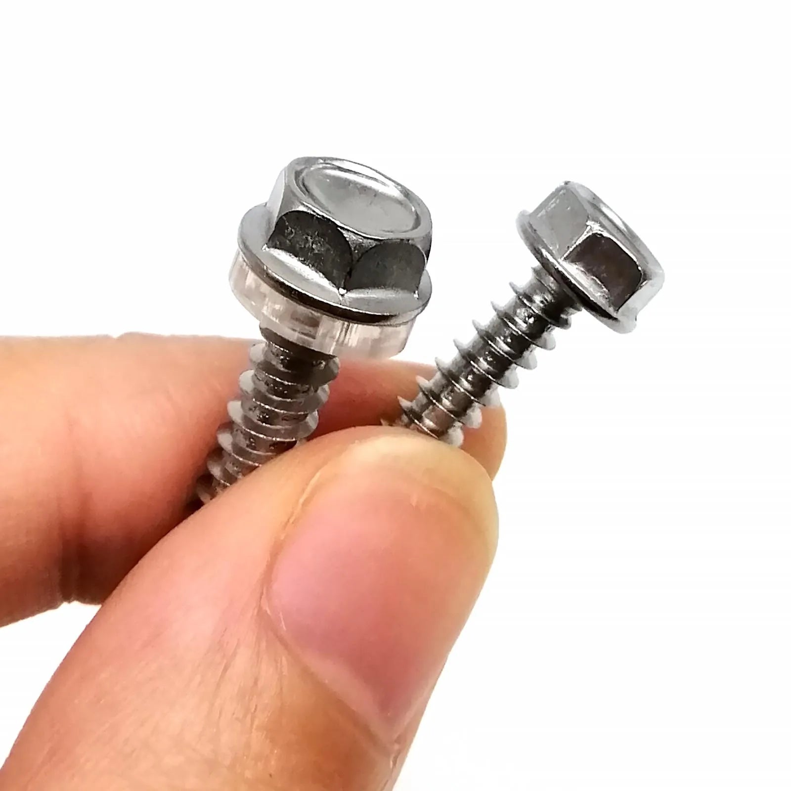 Hexagon_flange_head_self-tapping_screw_stainless_steel_with_PVC_washer