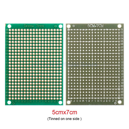 PCB Prototype Board Set 5x7, 6x8, 7x9, 9x15cm Universal DIY Single-Hole Soldering Plates