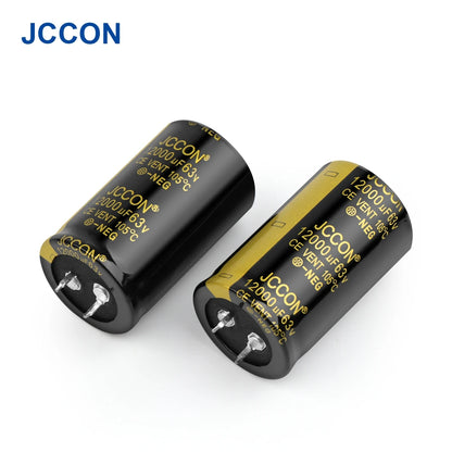 Audio Electrolytic Capacitor 63V 3300UF–22000UF Low ESR High Frequency for HiFi Amplifier Speaker