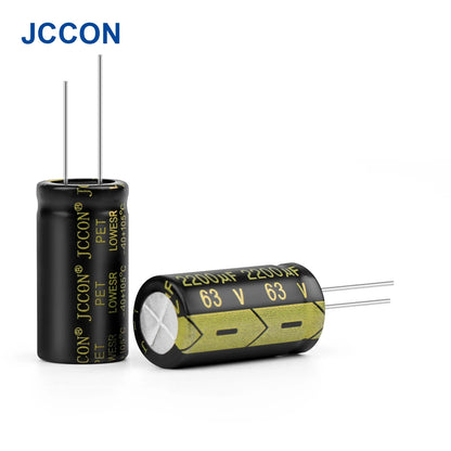 Aluminum Electrolytic Capacitor 63V 2200uF High Frequency Low ESR Low Resistance