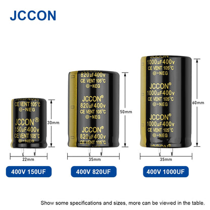 Audio Electrolytic Capacitor 400V 100UF-1000UF Low ESR for HiFi Amplifier