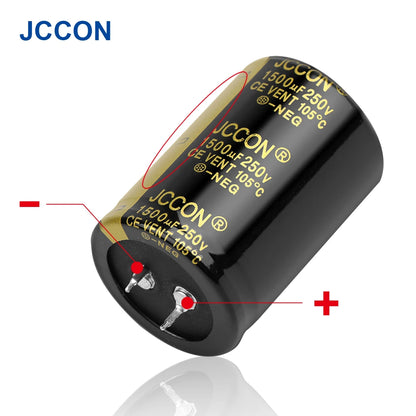 Audio Electrolytic Capacitor 25V 63V 80V 200V 450V 100uF 150uF 180uF 220uF Low ESR High Frequency for Hifi Amplifier