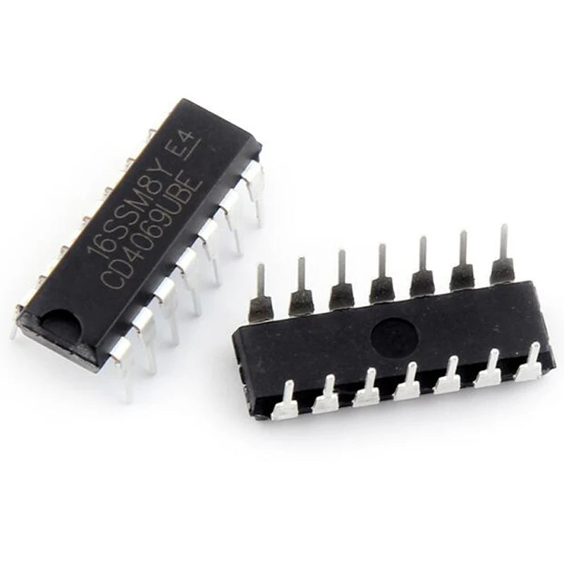5PCS CD4069UBE DIP-14 Hex Inverter Logic IC CD4069 Series