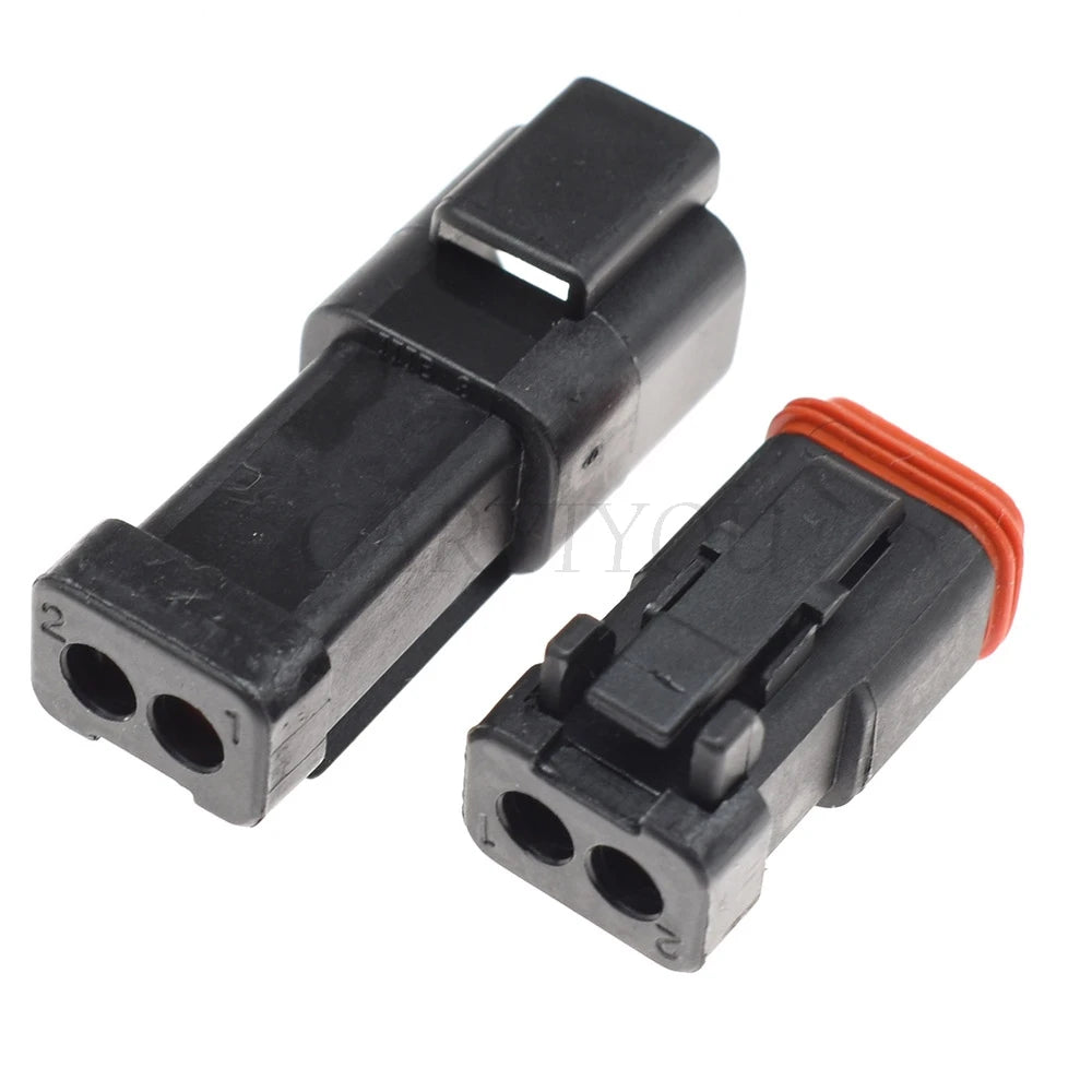 2 Pin Waterproof Automotive Connector Plug Male Female DT Series Wiring Socket for Mazda DT04-2P-E005 DT06-2S-EP06