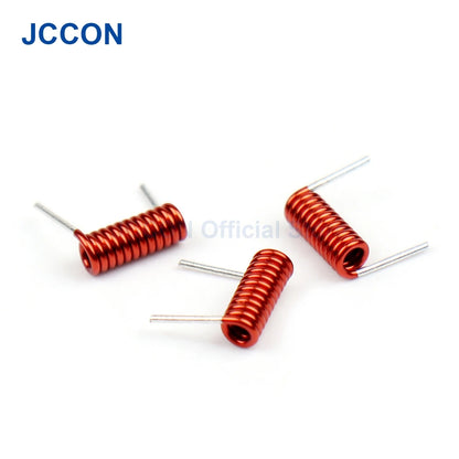 Copper Wire Air Core Inductor Coil for Remote Control and FM Circuit 0.7×3.0mm 1.5T–7.5T